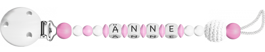 personalisierte Schnullerkette