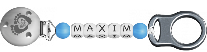 personalisierte Schnullerkette