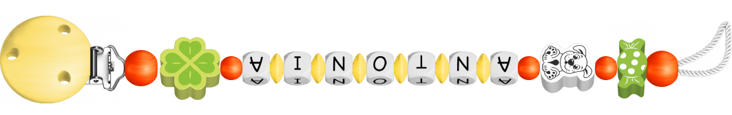 personalisierte Schnullerkette