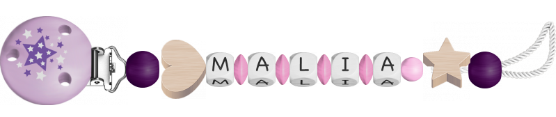 personalisierte Schnullerkette