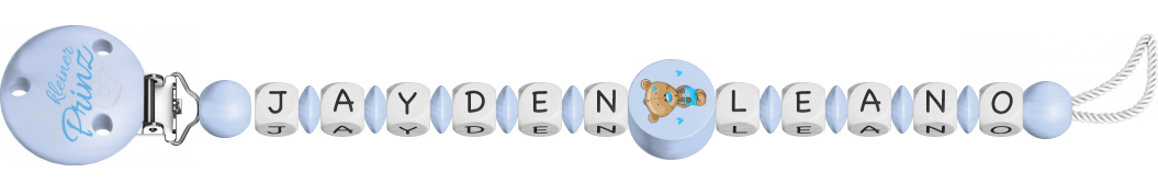 personalisierte Schnullerkette