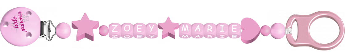 personalisierte Schnullerkette
