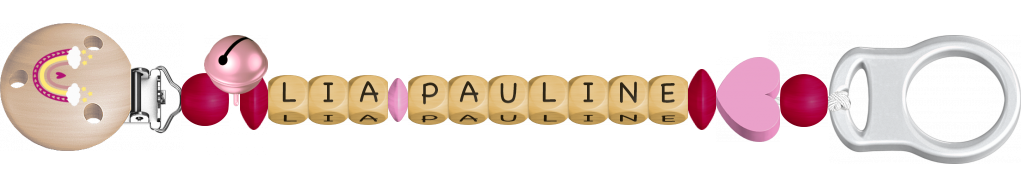 personalisierte Schnullerkette