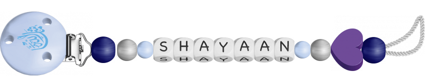 personalisierte Schnullerkette