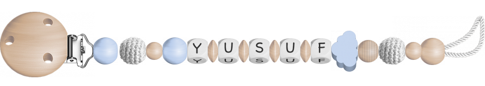 personalisierte Schnullerkette