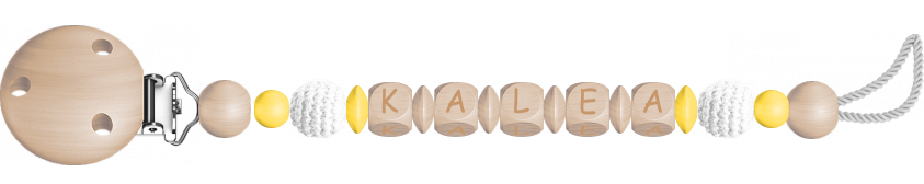 personalisierte Schnullerkette