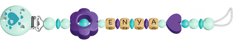 personalisierte Schnullerkette