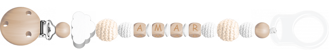 personalisierte Schnullerkette
