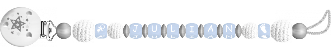 personalisierte Schnullerkette