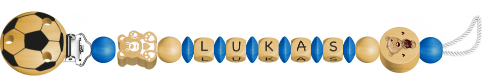 personalisierte Schnullerkette