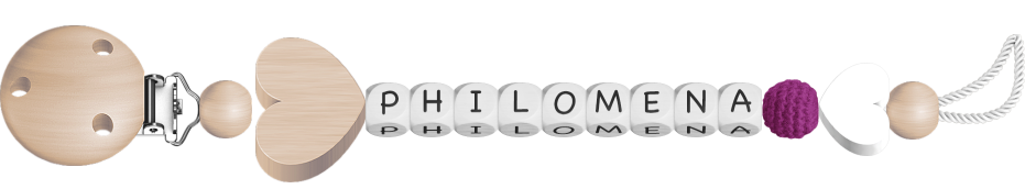 personalisierte Schnullerkette