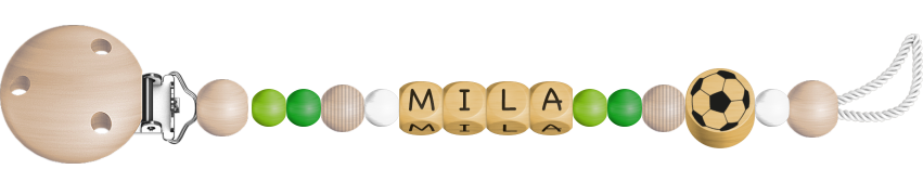 personalisierte Schnullerkette