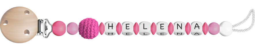 personalisierte Schnullerkette