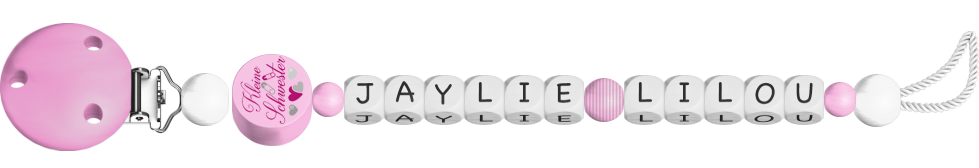 personalisierte Schnullerkette