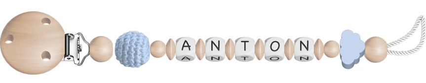 personalisierte Schnullerkette