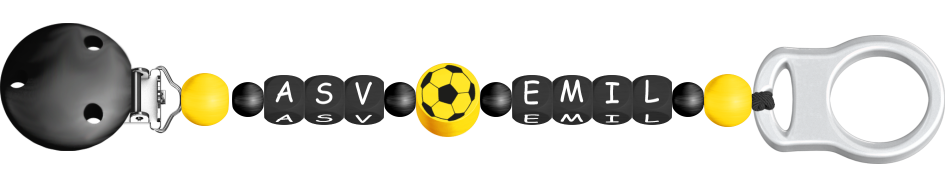 personalisierte Schnullerkette