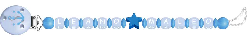 personalisierte Schnullerkette