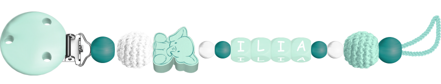 personalisierte Schnullerkette