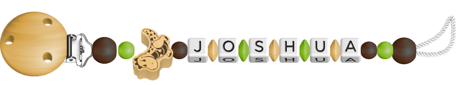 personalisierte Schnullerkette