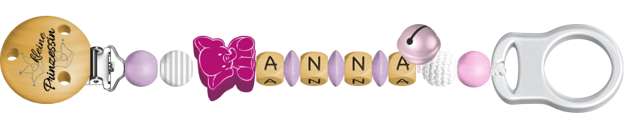 personalisierte Schnullerkette