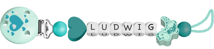 personalisierte Schnullerkette