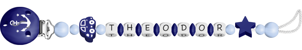 personalisierte Schnullerkette