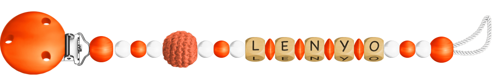 personalisierte Schnullerkette