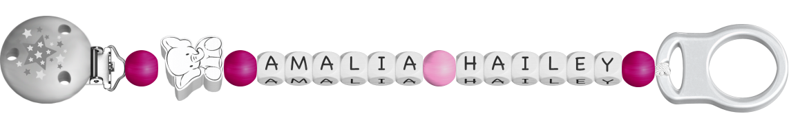 personalisierte Schnullerkette