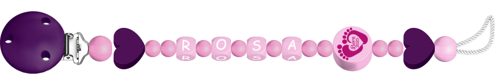 personalisierte Schnullerkette