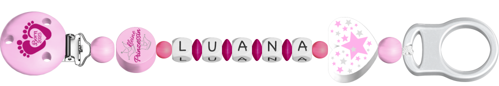 personalisierte Schnullerkette