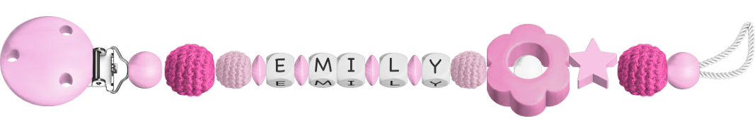 personalisierte Schnullerkette