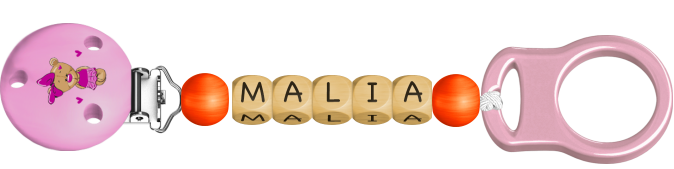 personalisierte Schnullerkette