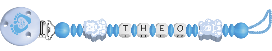 personalisierte Schnullerkette