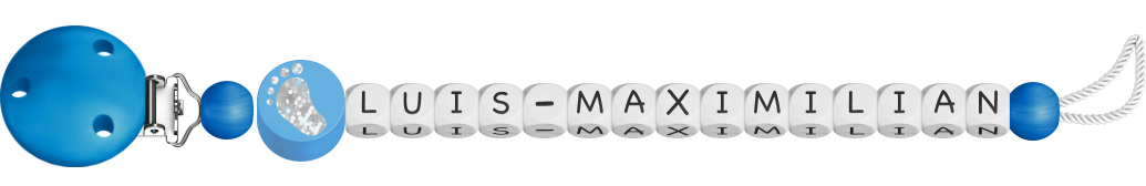 personalisierte Schnullerkette