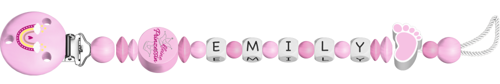 personalisierte Schnullerkette