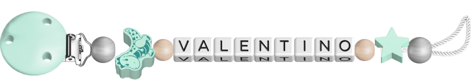 personalisierte Schnullerkette