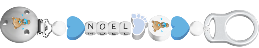 personalisierte Schnullerkette