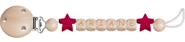 personalisierte Schnullerkette