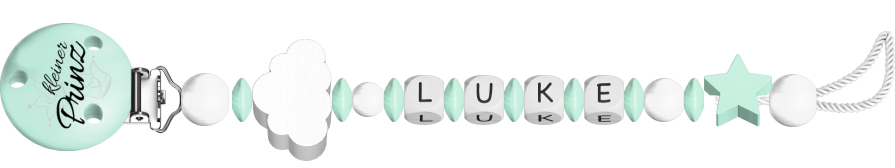 personalisierte Schnullerkette