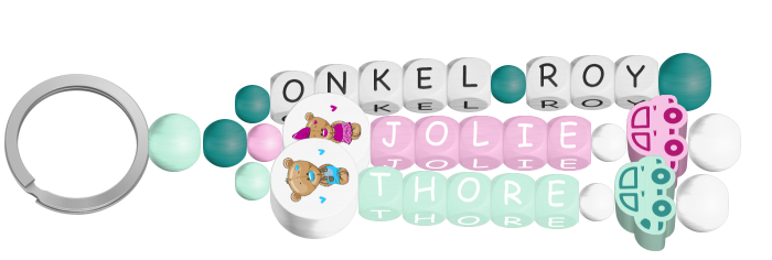 personalisierte Schnullerkette