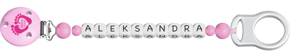 personalisierte Schnullerkette