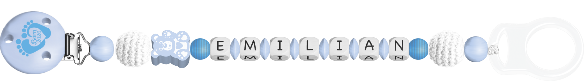 personalisierte Schnullerkette