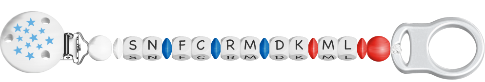 personalisierte Schnullerkette