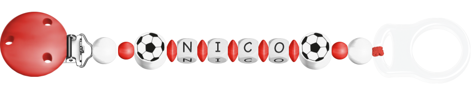 personalisierte Schnullerkette