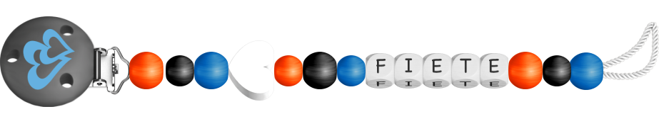 personalisierte Schnullerkette