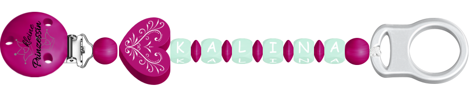 personalisierte Schnullerkette