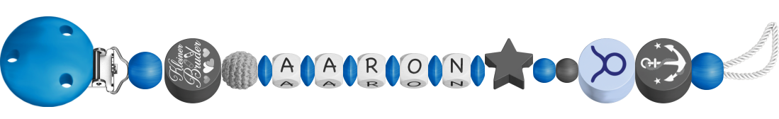 personalisierte Schnullerkette