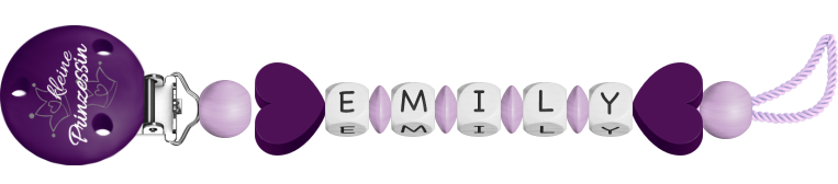 personalisierte Schnullerkette