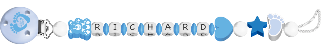 personalisierte Schnullerkette