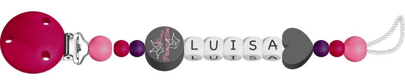 personalisierte Schnullerkette